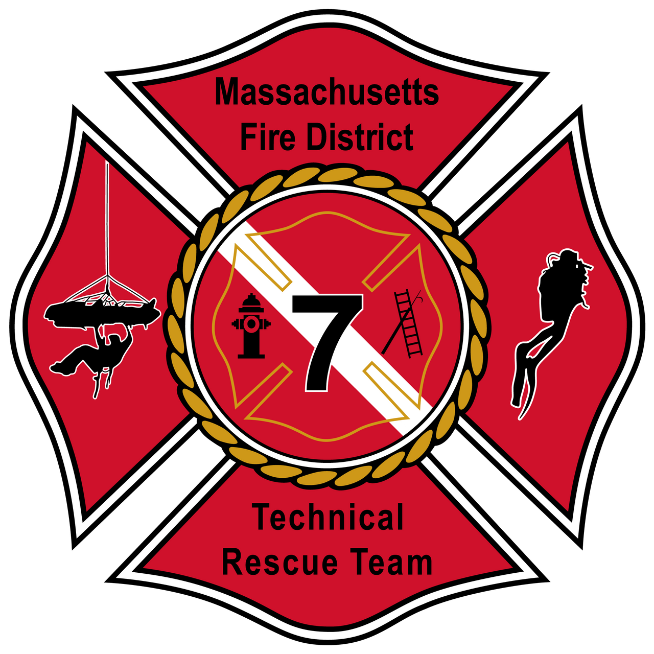 District 7 Technical Rescue Patch